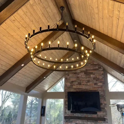 Caminon Vintage 2-Tier Round Chandelier