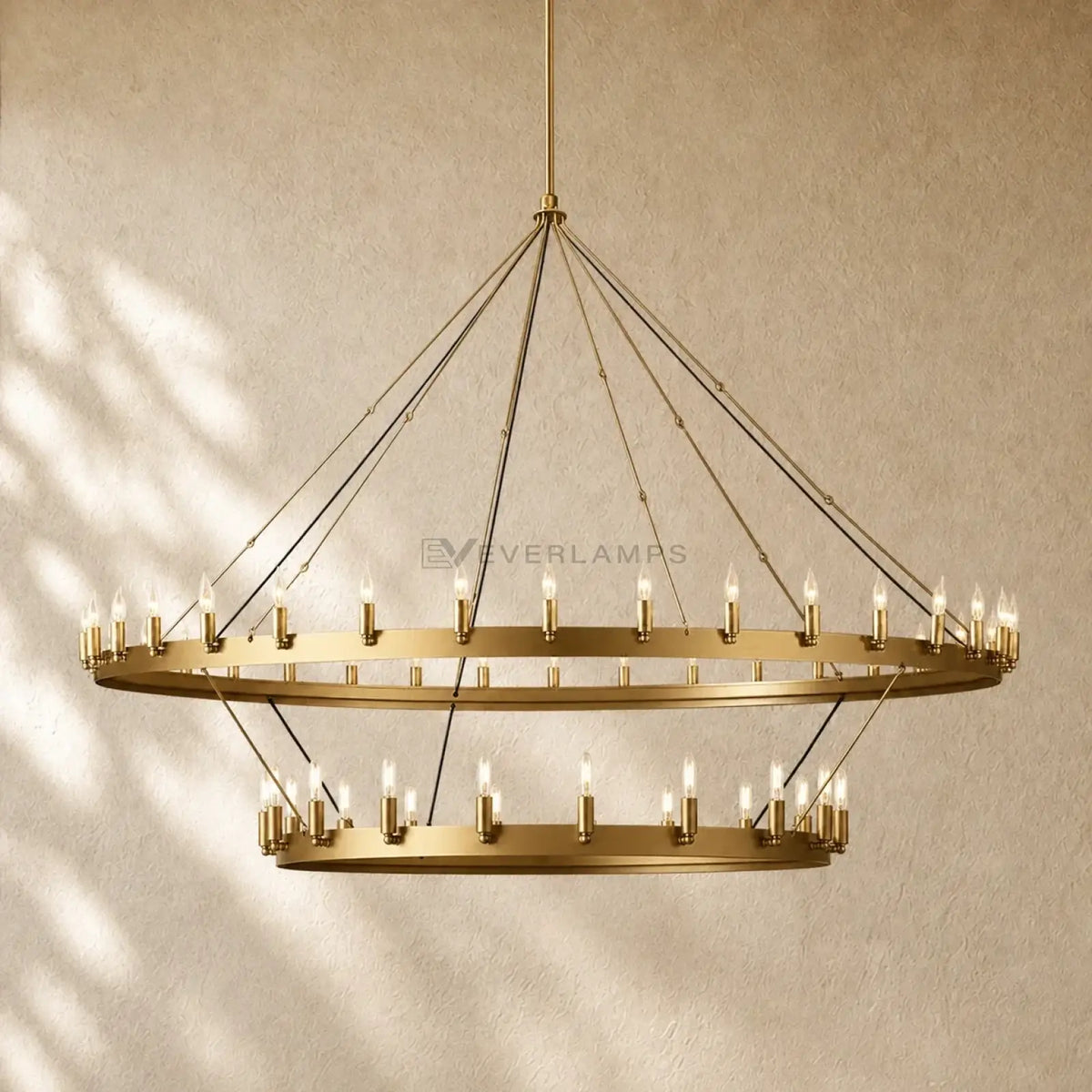 Caminon Vintage 2-Tier Round Chandelier