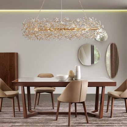 Fiore Oval Chandelier 62''74''