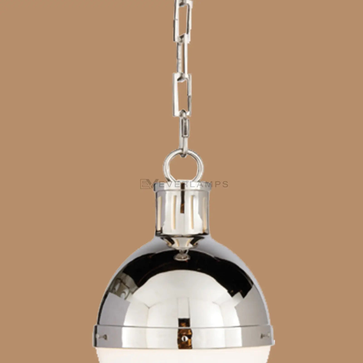Caspian Chrome Frosted Glass Pendant Light