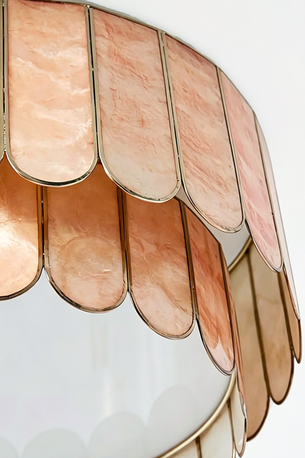 Ceiling Luxury Shell Ceiling Light |Shell detail | vexa lamps