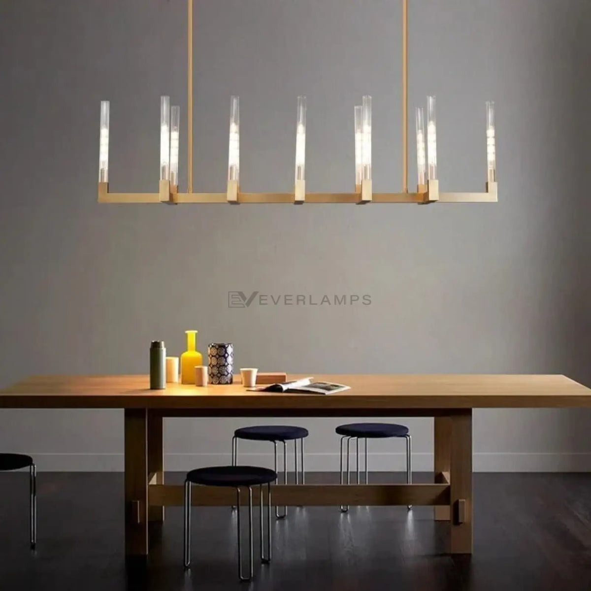 Cennela Linear Chandelier 55’’ 67’’