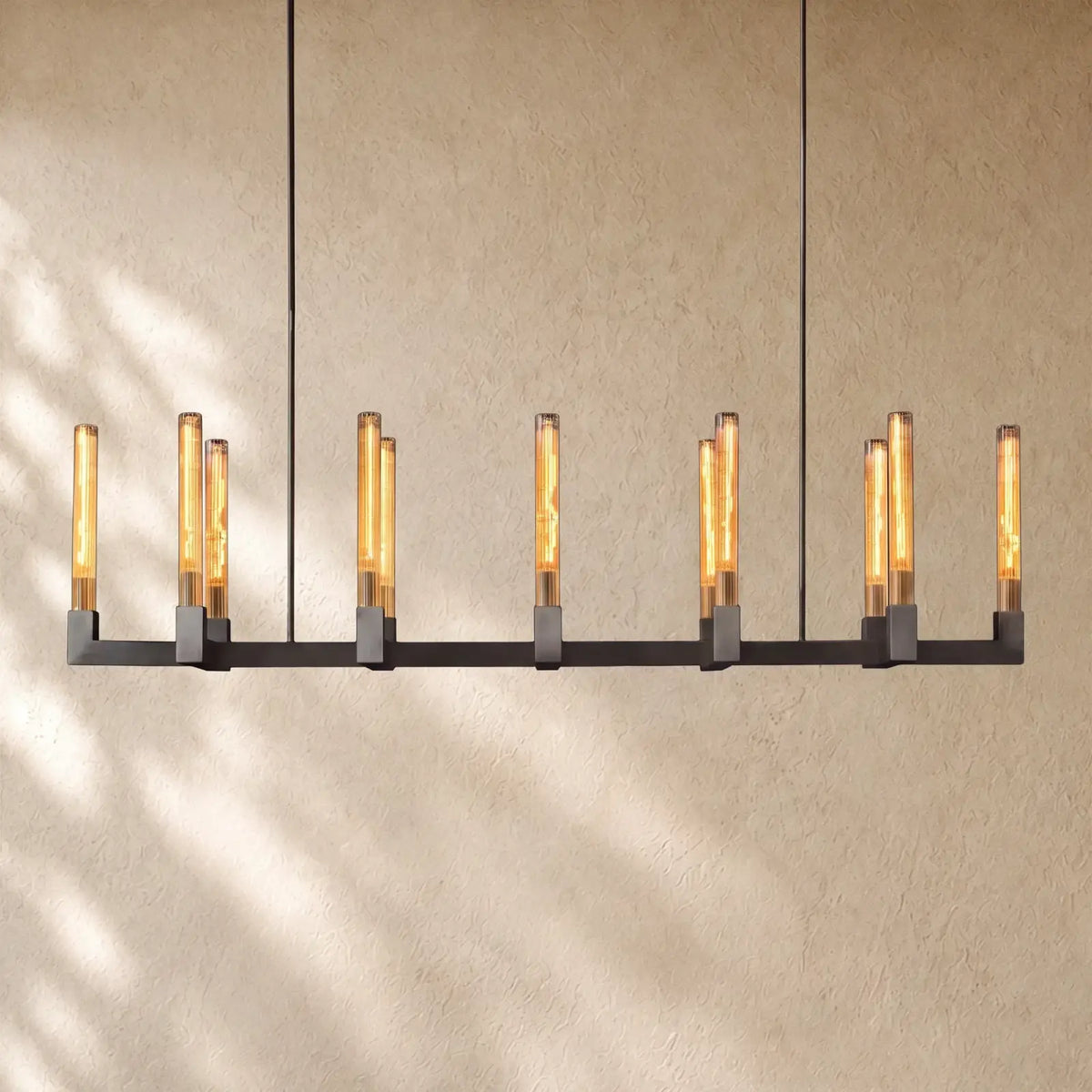 Cennela Linear Chandelier 55’’ 67’’ - 55’’ / Bronze