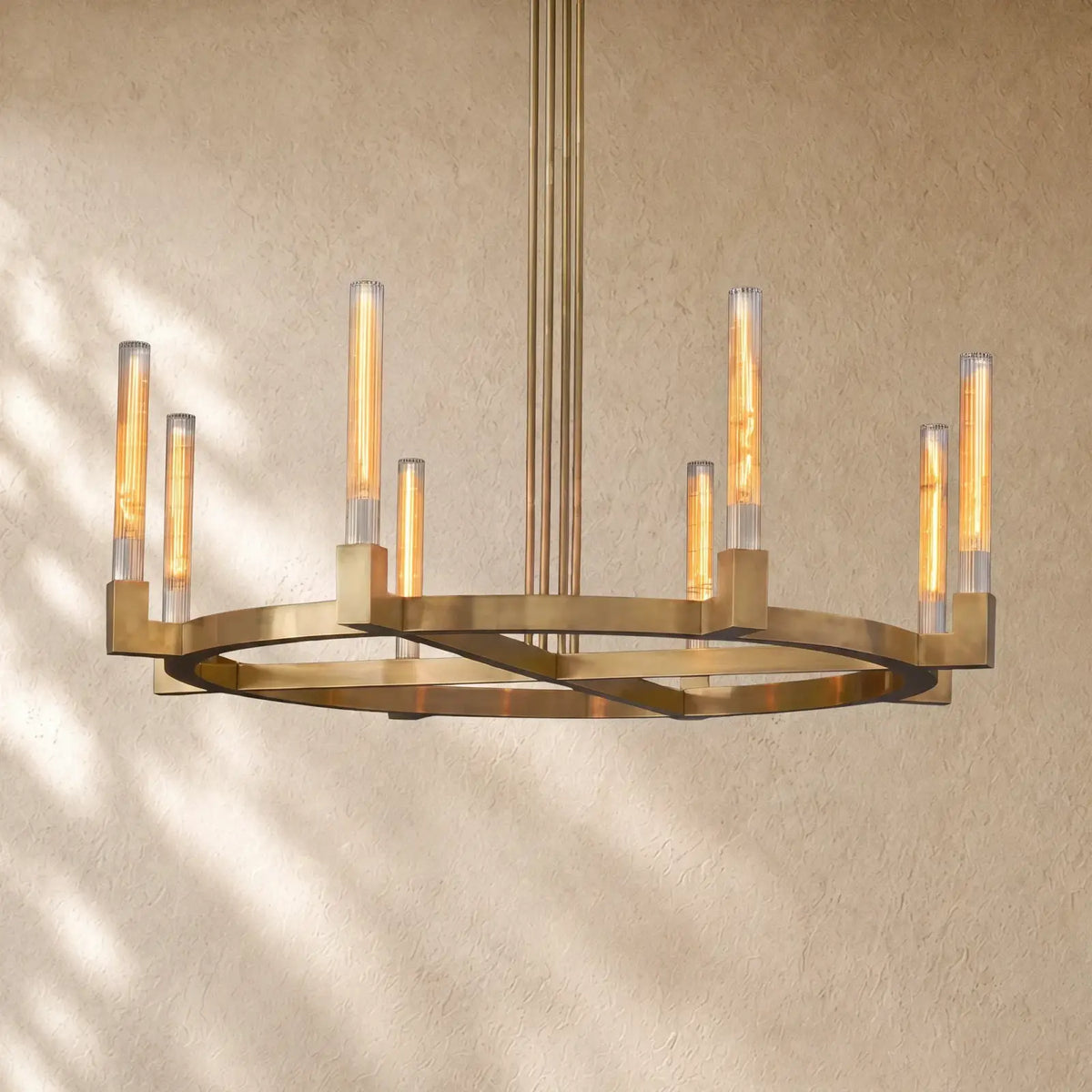 Cennela Round Chandelier 36’’,48’’,60’’,72’’ - 48’’ / Brass