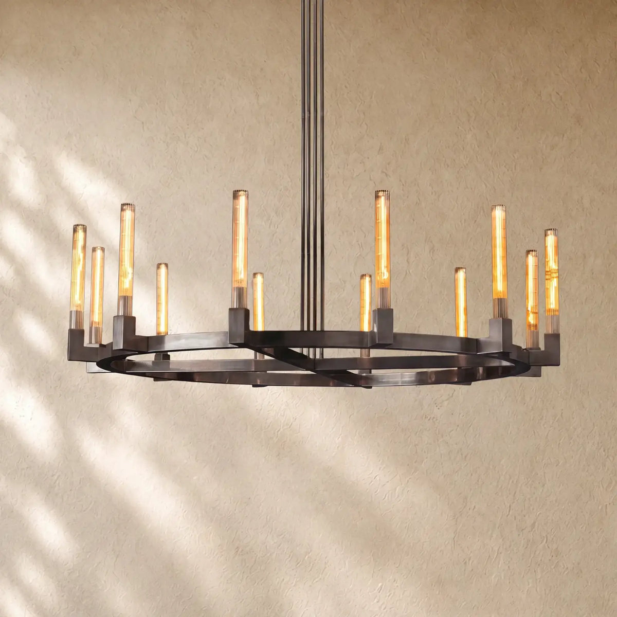 Cennela Round Chandelier 36’’,48’’,60’’,72’’ - 60’’ / Bronze
