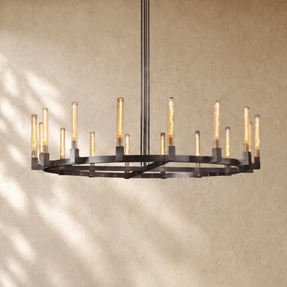 Cennela Round Chandelier 36’’,48’’,60’’,72’’ - 72’’ / Bronze