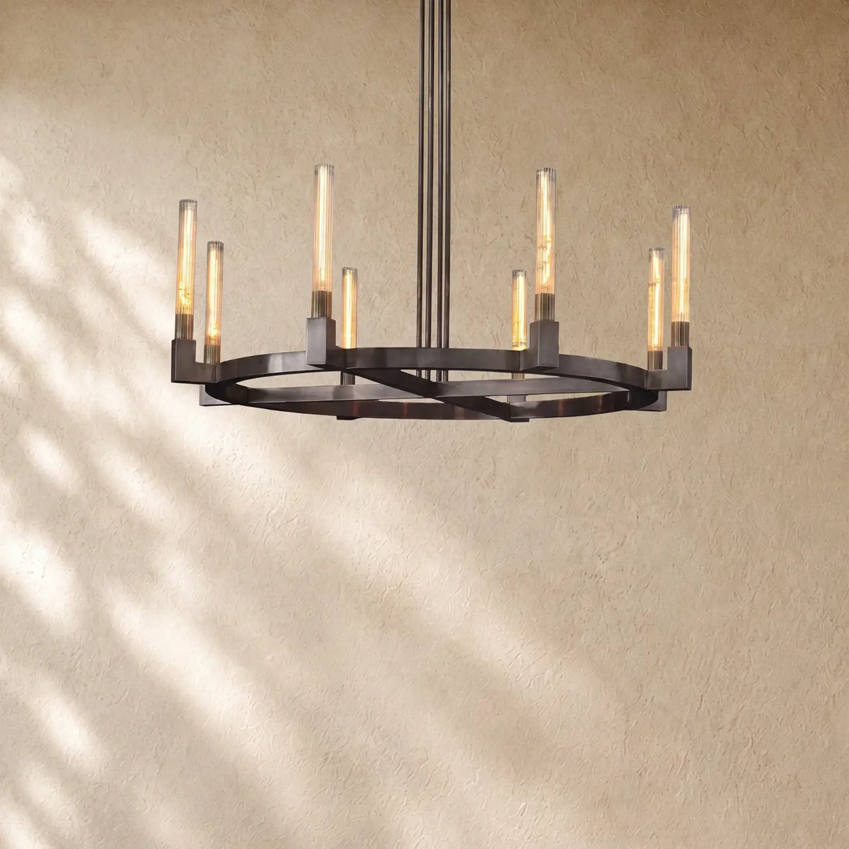 Cennela Round Chandelier 36’’,48’’,60’’,72’’ - 48’’ / Bronze
