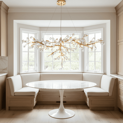 Cherry Blossom Branch Tree Chandelier - 49" LengthDark Coppereverlamps