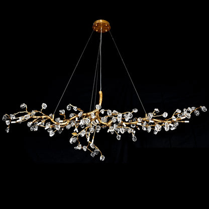 Cherry Blossom Branch Tree Chandelier - 49" LengthDark Coppereverlamps