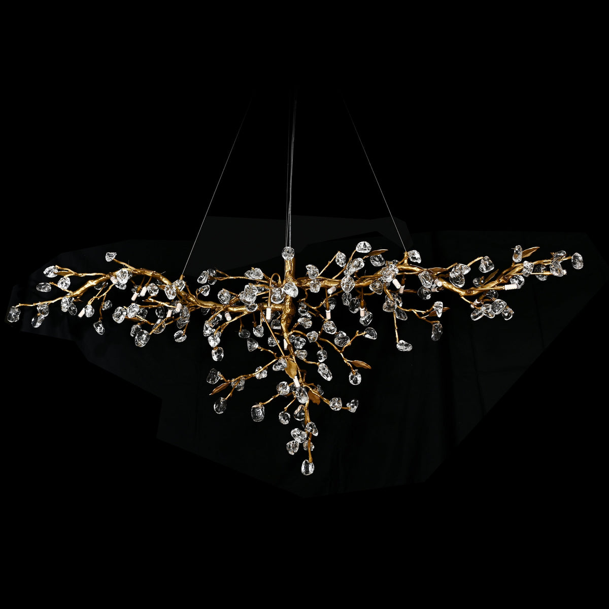 Cherry Blossom Branch Tree Chandelier - 49" LengthDark Coppereverlamps