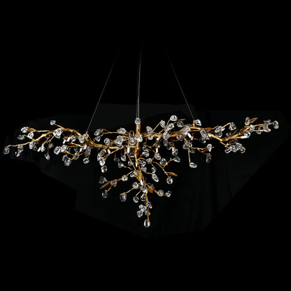 Cherry Blossom Branch Tree Chandelier - 49" LengthDark Coppereverlamps