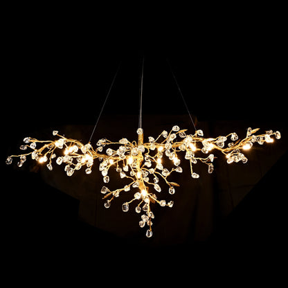 Cherry Blossom Branch Tree Chandelier - 49" LengthDark Coppereverlamps