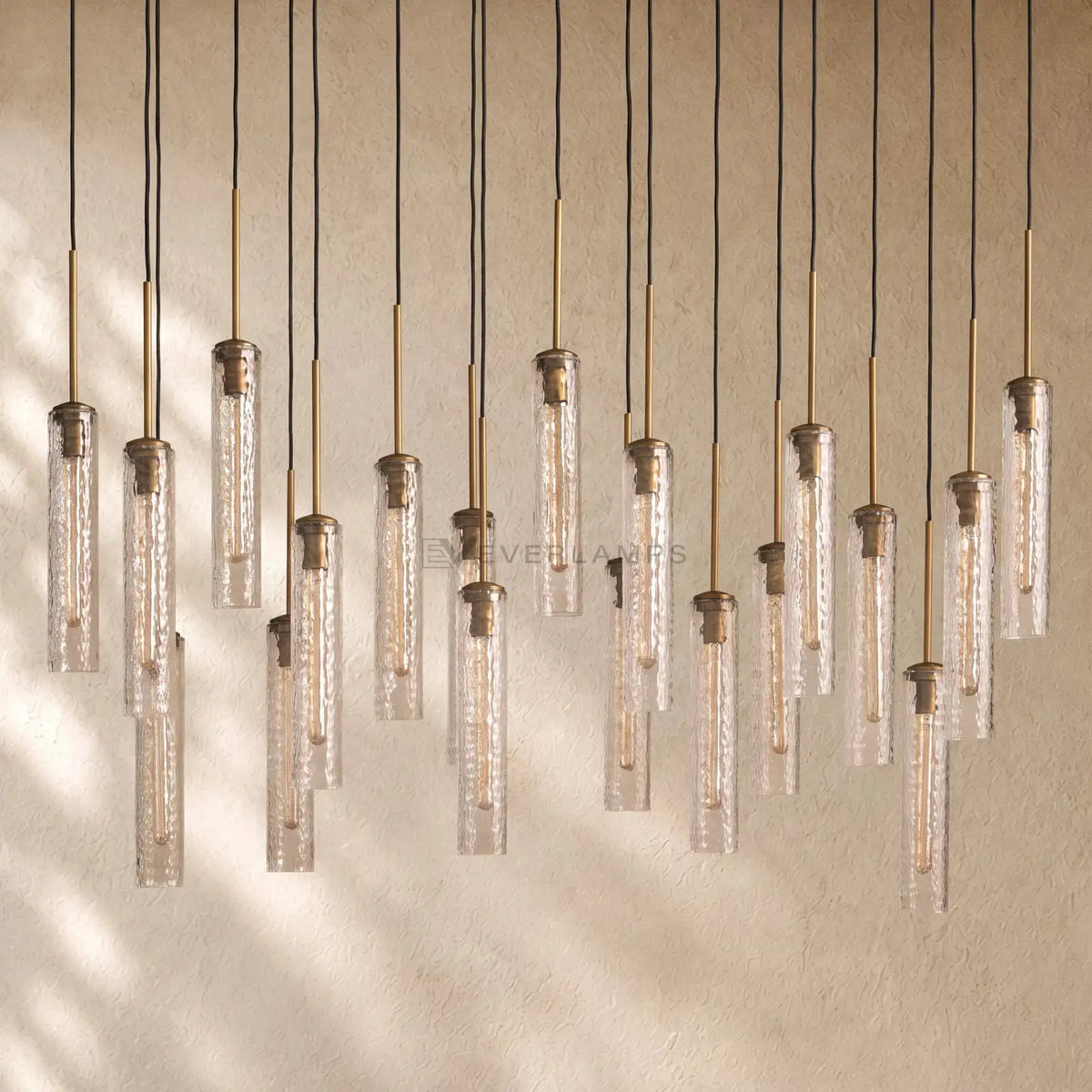 Collane Linear Glass Chandelier