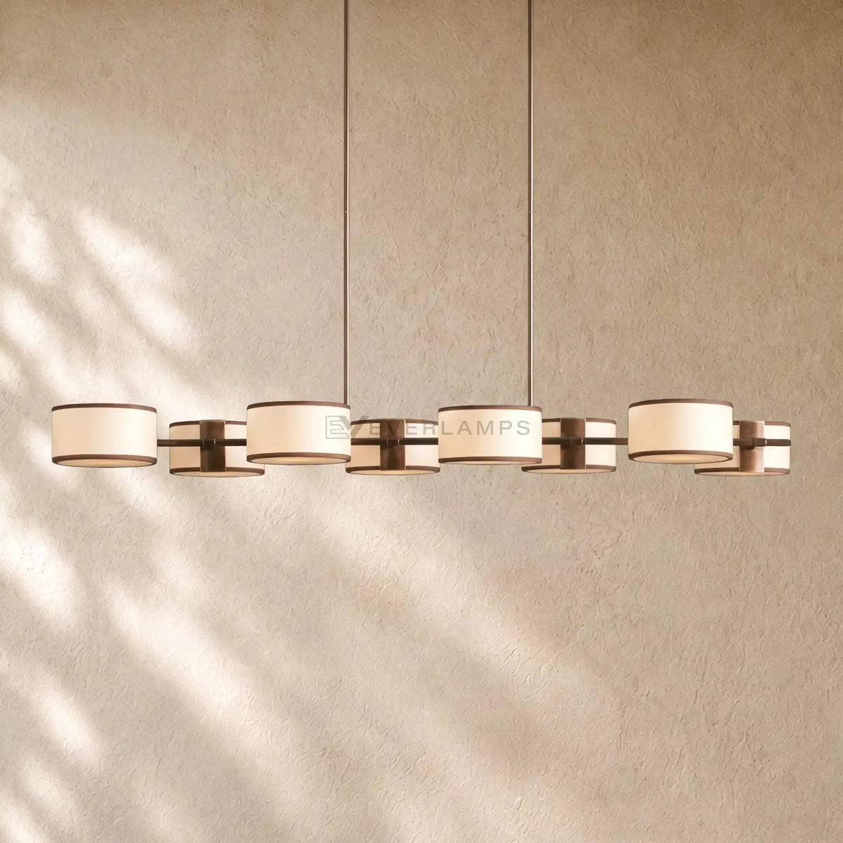 Daphna Fabric Linear Chandelier