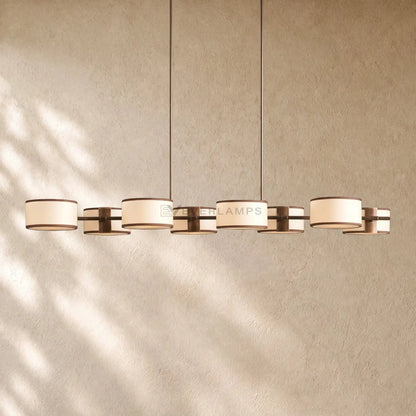 Daphna Fabric Linear Chandelier
