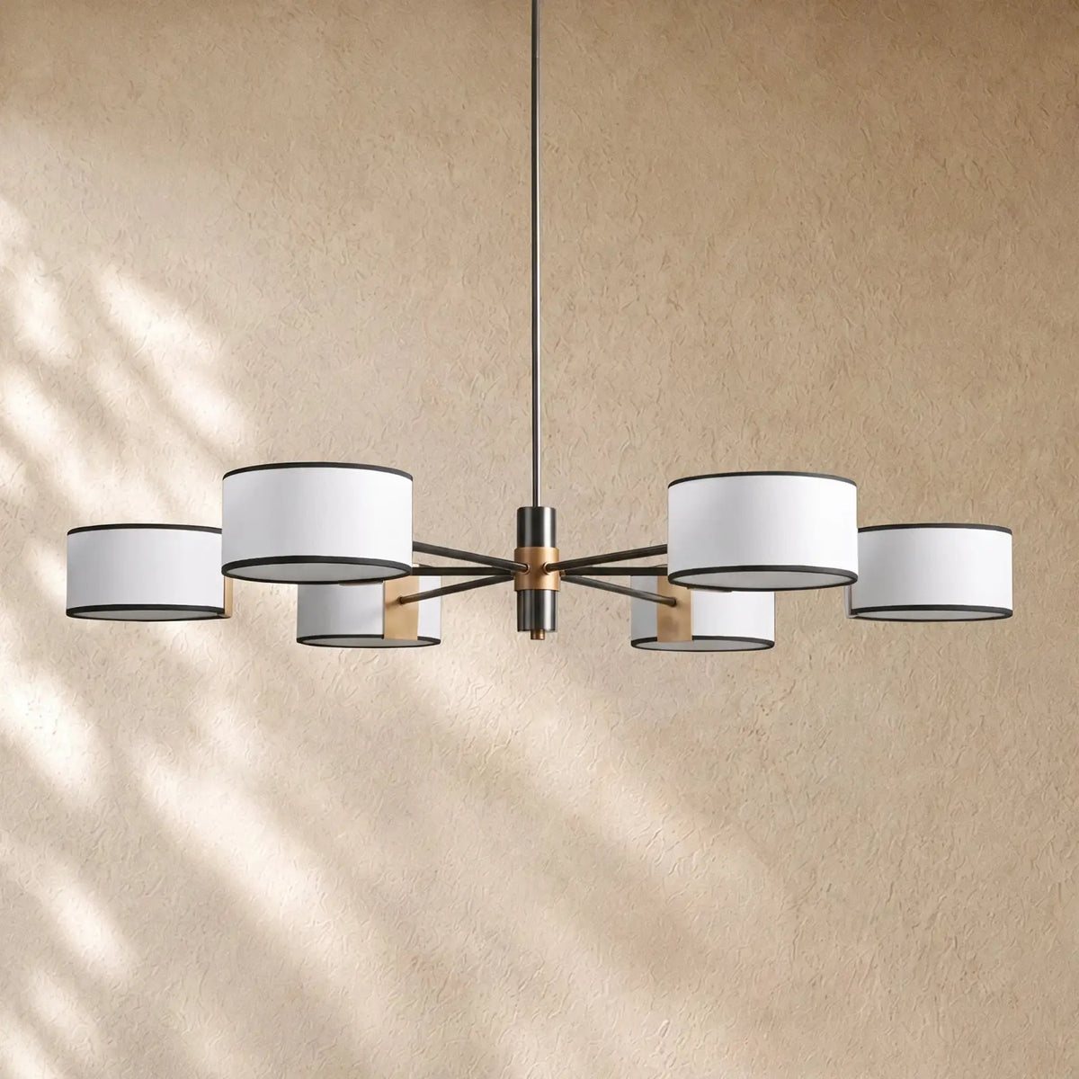 Daphna Fabric Round Chandelier