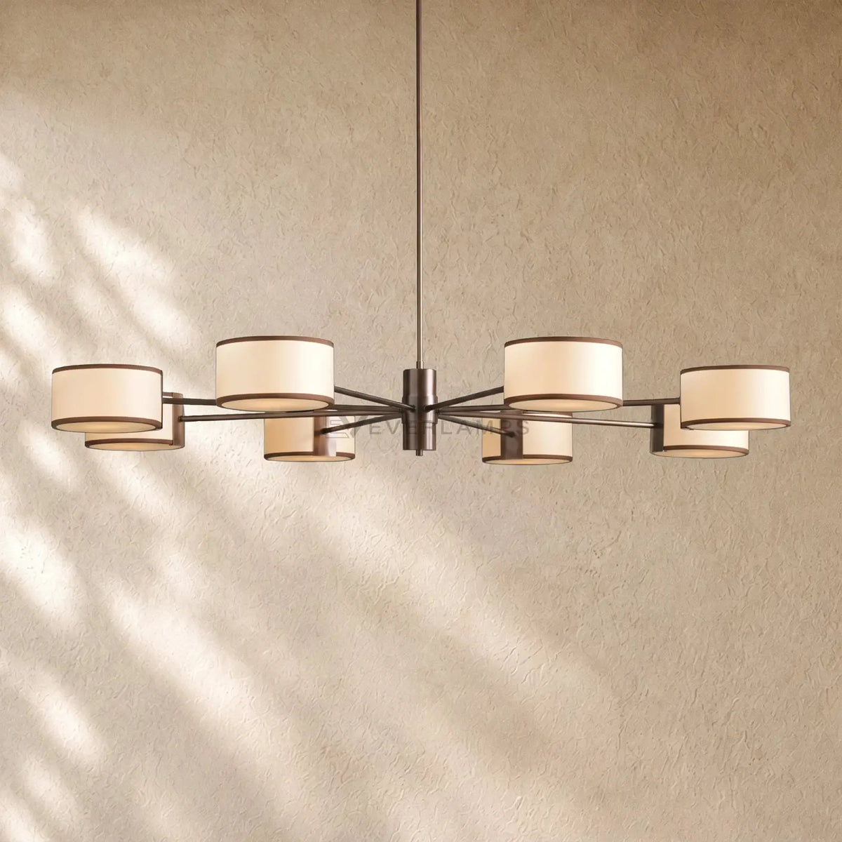 Daphna Fabric Round Chandelier