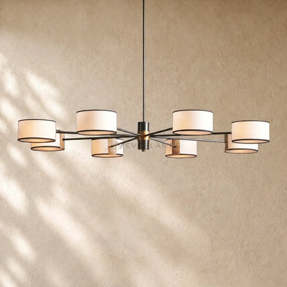 Daphna Fabric Round Chandelier