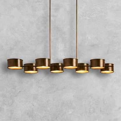 Daphne Metal Linear Chandelier 62''72''