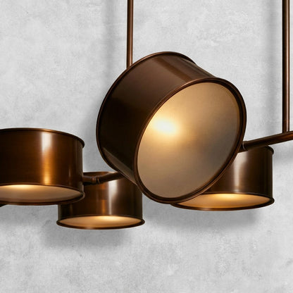 Daphne Metal Linear Chandelier 62''72''