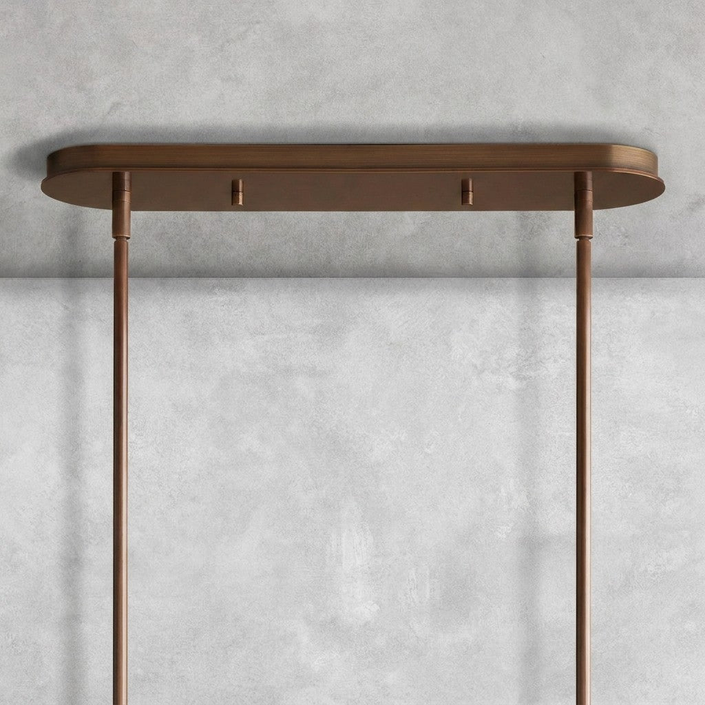 Daphne Metal Linear Chandelier 62''72''