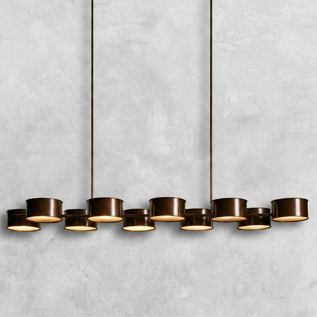 Daphne Metal Linear Chandelier 62''72''