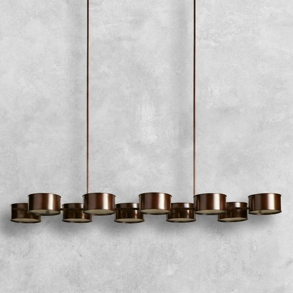 Daphne Metal Linear Chandelier 62''72''
