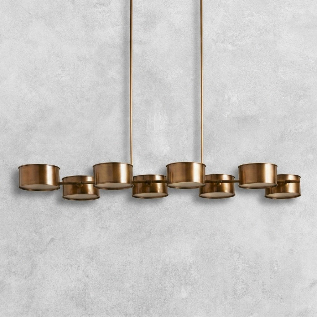 Daphne Metal Linear Chandelier 62''72''