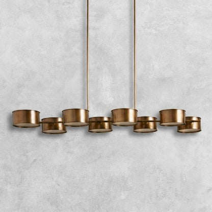 Daphne Metal Linear Chandelier 62''72''