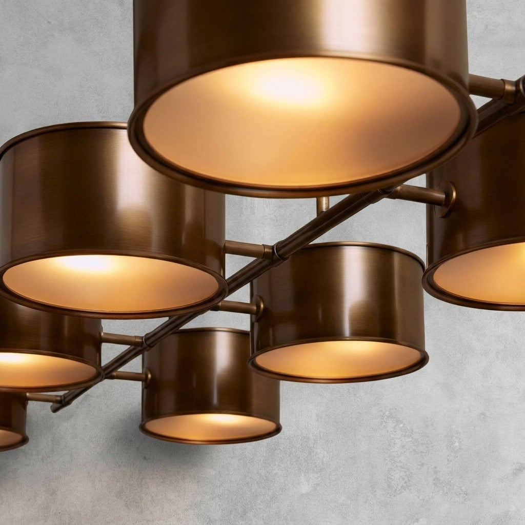 Daphne Metal Linear Chandelier 62''72''