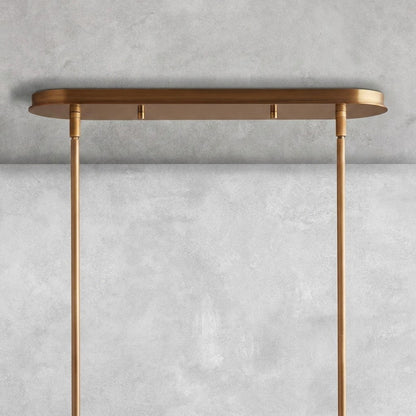 Daphne Metal Linear Chandelier 62''72''