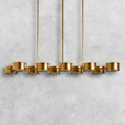 Daphne Metal Linear Chandelier 62''72''