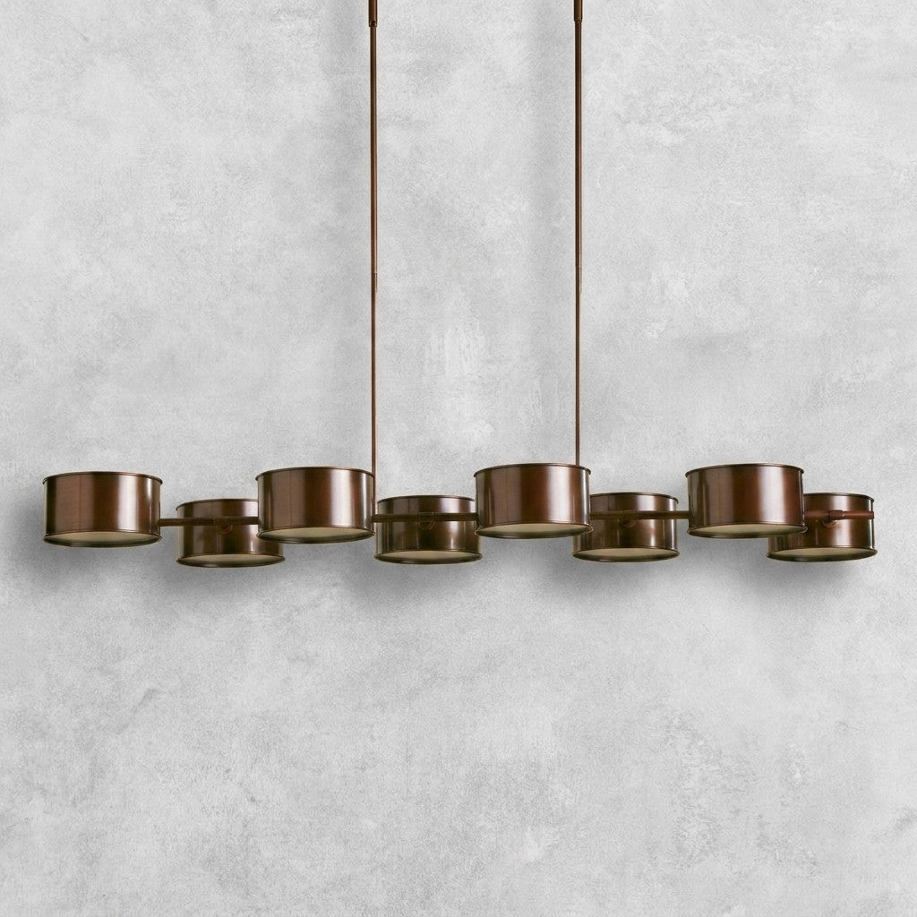 Daphne Metal Linear Chandelier 62''72''