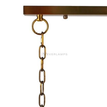 Daybreak Alabaster Rectangle Chandelier - Chandelier