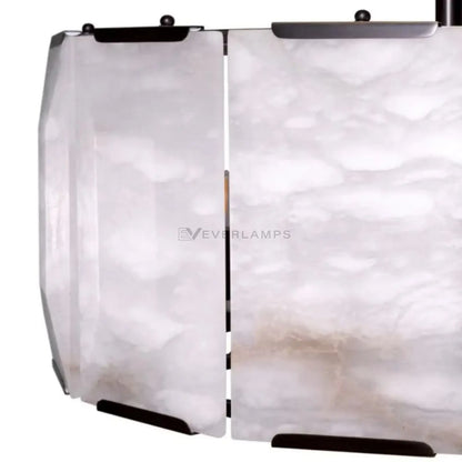 Daybreak Alabaster Round Chandelier - Chandelier