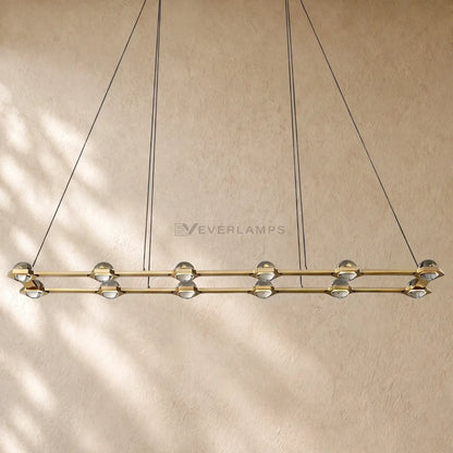 Ecletant Rectangular Chandelier