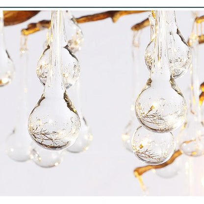 Teardrop Branch Tree Crystal Chandelier