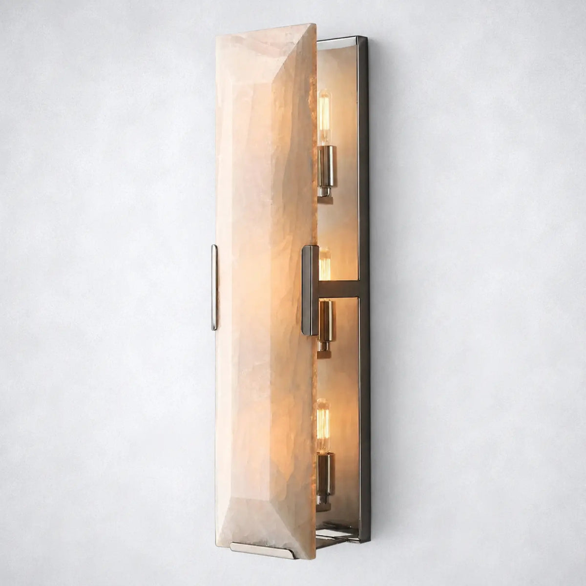 Ellington Alabaster Linear Sconce - Polished Nickel - Wall Sconce