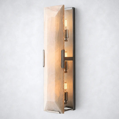 Ellington Alabaster Linear Sconce - Polished Nickel - Wall Sconce