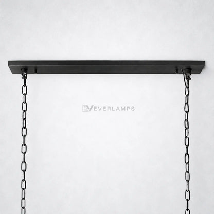Ellington Alabaster Rectangular Chandelier 54’’ - Chandelier