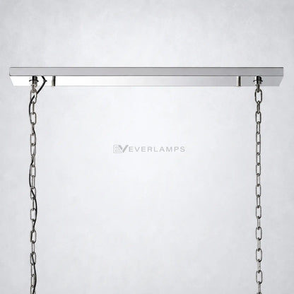 Ellington Alabaster Rectangular Chandelier 54’’ - Chandelier