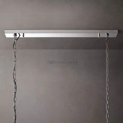 Ellington Alabaster Rectangular Chandelier 62’’ - Chandelier