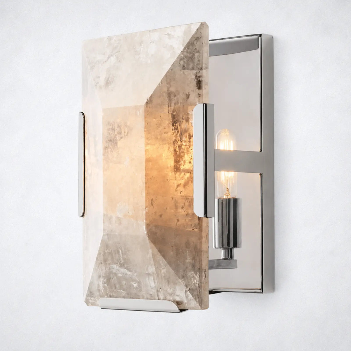 Ellington Alabaster Sconce - Polished Nickel - Wall Sconce