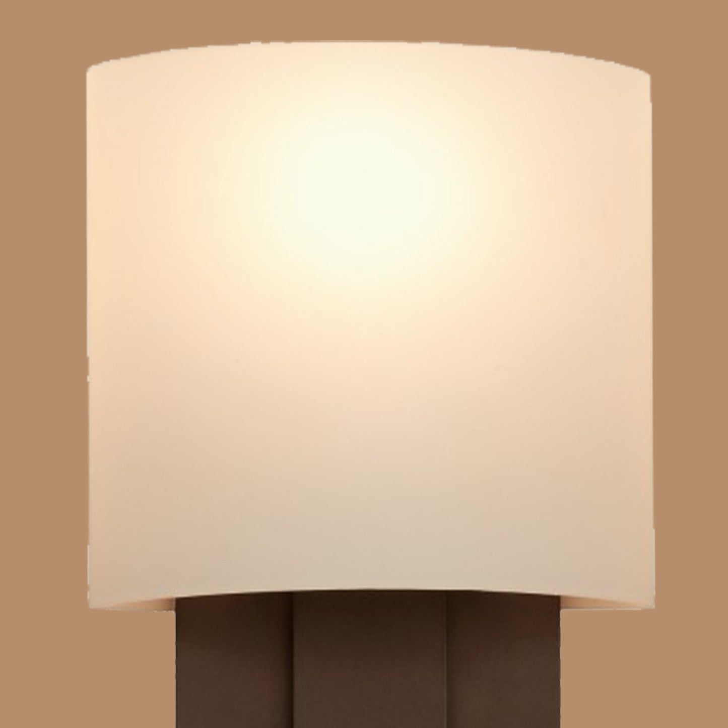 Calder Dark Bronze Wall Sconce with Switch and Fabric Shade