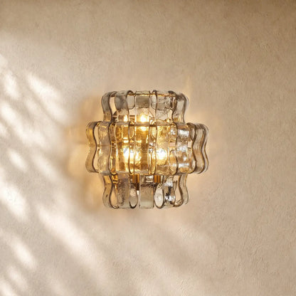 Ghiacci Glass Wall Sconce