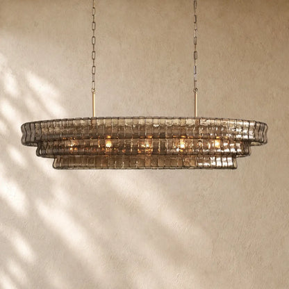 Ghiacci Oval Chandelier