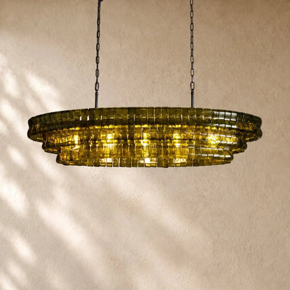 Ghiacci Oval Chandelier