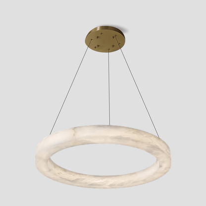 Glacera Alabaster Round Chandelier 19'' 27'' 36'' 60''D - D 35.4"Chromeeverlamps
