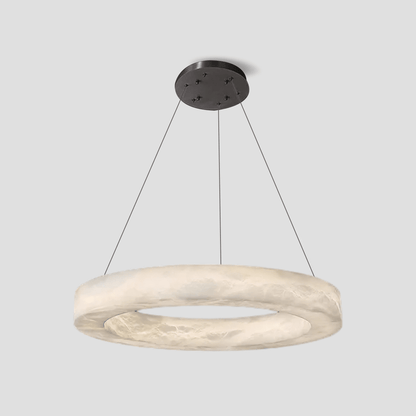 Glacera Alabaster Round Chandelier 19'' 27'' 36'' 60''D - D 19.7"Bronzeeverlamps