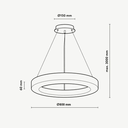 Halo Ring Alabaster Natural Stone Chandelier - 23.6 x 2.4 x 2.4 incheseverlamps